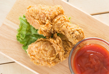 fried crispy chicken