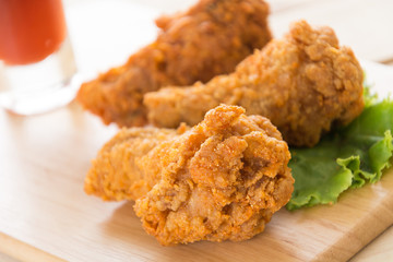 fried crispy chicken