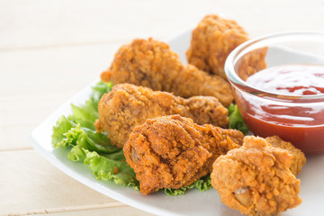 fried crispy chicken