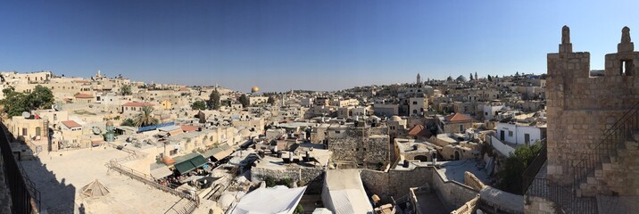 Gerusalemme, la città vecchia dalle mura, Israele