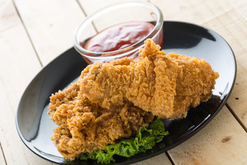fried crispy chicken