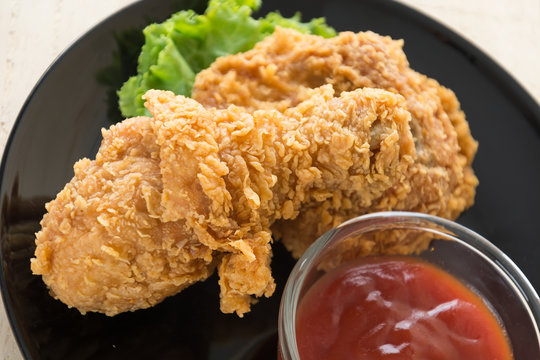 fried crispy chicken
