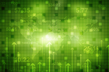 Digital world map , Globalization, Hi tech and synchronization