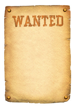 Old paper background.Wanted
