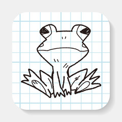 frog doodle