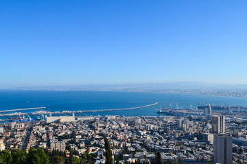 beauty view of Haifa