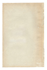 Old paper texture.Antique background scroll for text on white