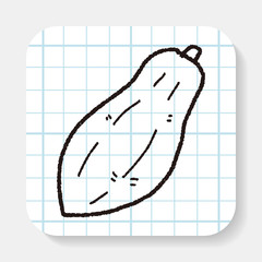 papaya doodle