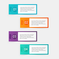 Vector colorful info graphics for your business presentations.