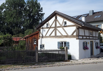 Fototapeta premium Hirtenhaus in Unteremmendorf
