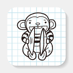 monkey toy doodle
