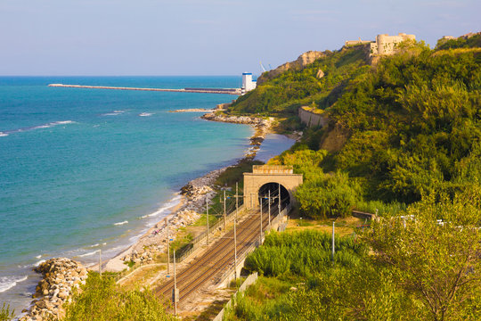 Ferrovia nei pressi di Ortona