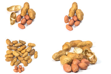 peanut isolated on white background
