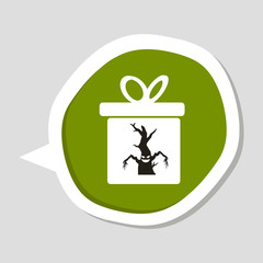 Halloween gift icon