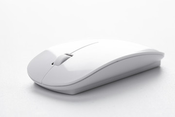 computer mouse near keyboard
