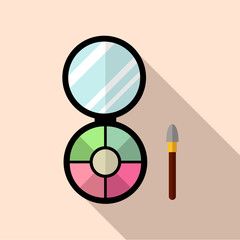 Cosmetics shadows icon