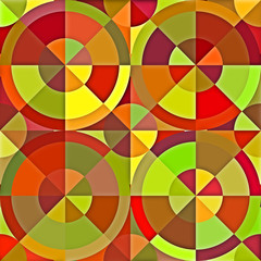  Abstract Geometric Color Circle Square Background Pattern