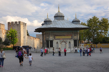 Fountain Kiosk of Ottoman Sultan Ahmed III - Istanbul