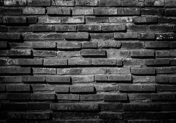 Dark  brick wall background