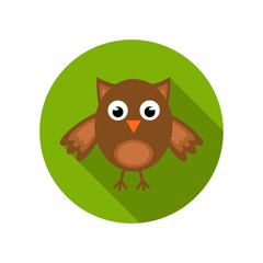 Halloween owl icon