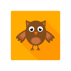 Halloween owl icon