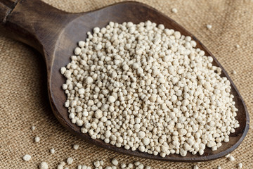 Araw or Moni Kourou is rolled millet flour eaten in the Sahel in Africa