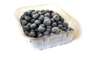 Blueberries in plastic packaging 02