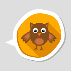 Halloween owl icon