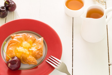 Fruit Pastry Background / Fruit Pastry / Fruit Pastry for Tea Break Background
