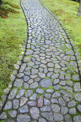 Passage of Hakone moss garden