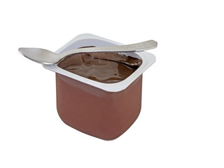 dessert au chocolat en petit pot