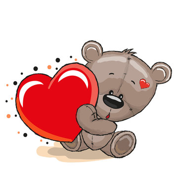 Bear with heart