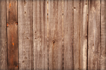 Naklejka premium Vintage wood fence background