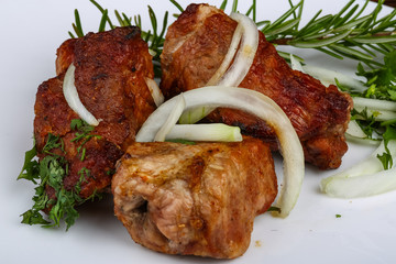 Grilled pork