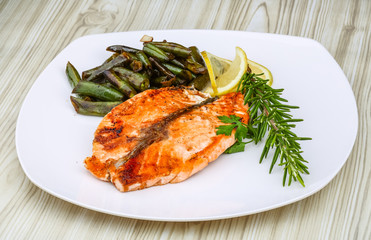 Salmon steak