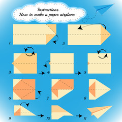 Paper Airplane origami