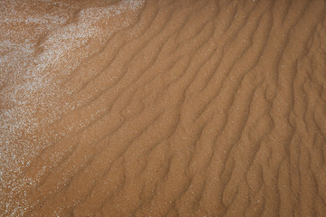 The sand in the desert