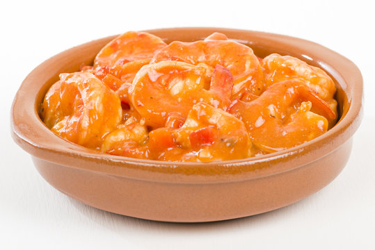 Camarones Enchilados - Cuban style shrimp in a tomato based sauce.

