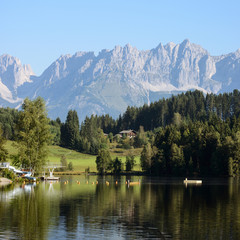 Fototapeta premium Schwarzsee in Kitzbühel