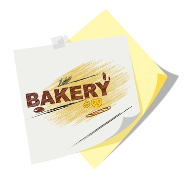 Post it | Notizzettel | Bakery