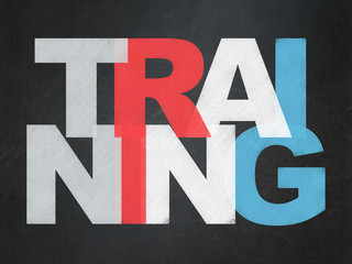 Studying concept: Training on School Board background