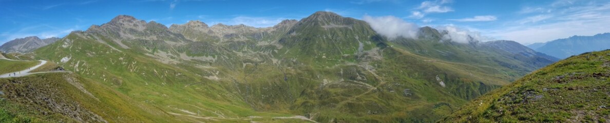 Serfaus, Bergpanorama - Österreich