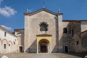 Fototapeta na wymiar Abbazia San Nicola - Rodengo Saiano