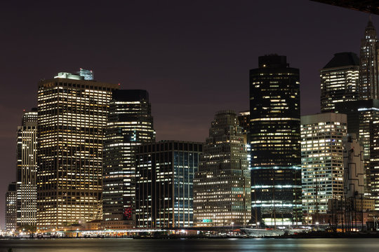 Fototapeta Skyscrapers by night