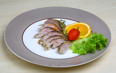 Roasted duck breast