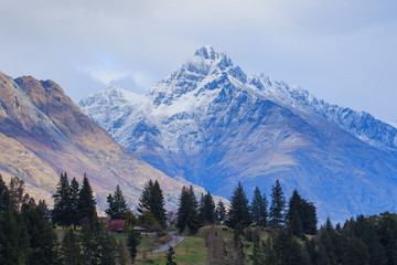 Obraz premium beautiful scenic of queen town south island new zeraland