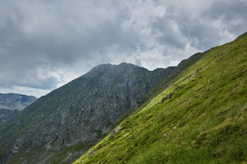 Mountaineous summer landscape
