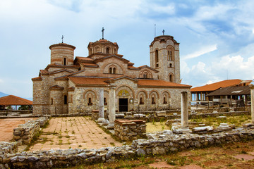 Fototapeta na wymiar Saint Panteleimon Church in Ohrid, Macedonia