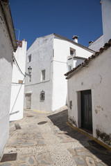 Fototapeta na wymiar Bonito pueblo de la comarca del valle del genal en la provincia de Málaga, Genalguacil