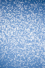 rain against the blue sky